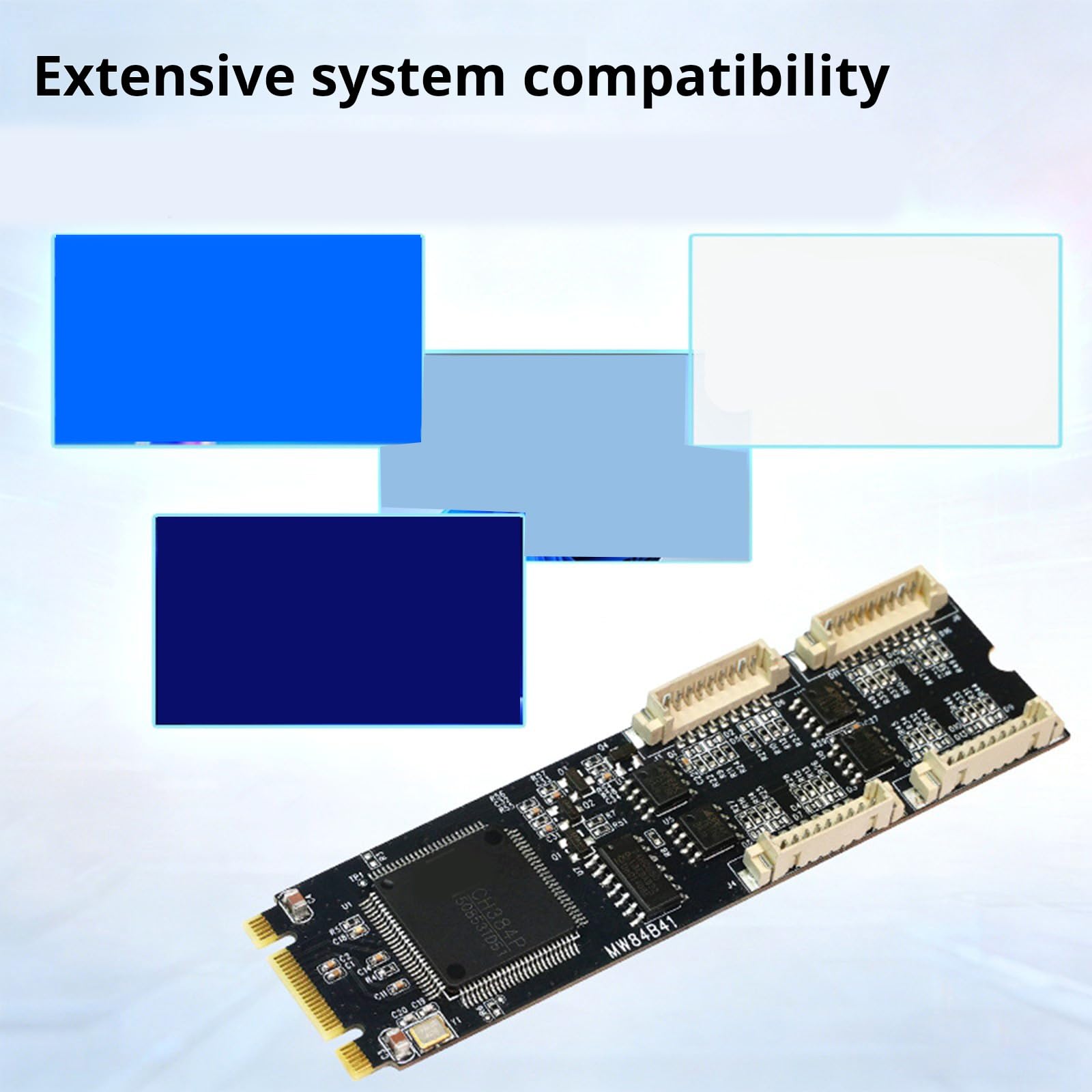 B+M a RS422 RS485 Scheda Adattatore Espansione 4 Porte RS232 Controller per Desktop Industrial Communication Extension