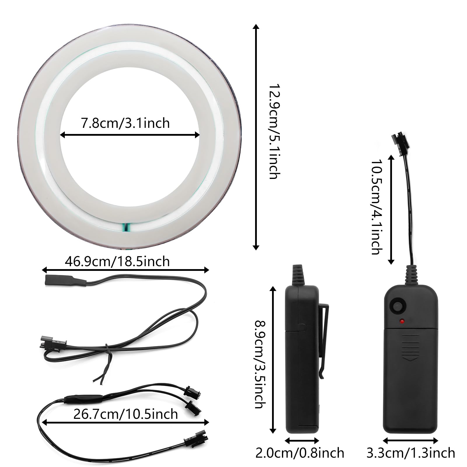 Bande Lumineuse LED électroluminescente Pour Intérieur De Voiture Avec