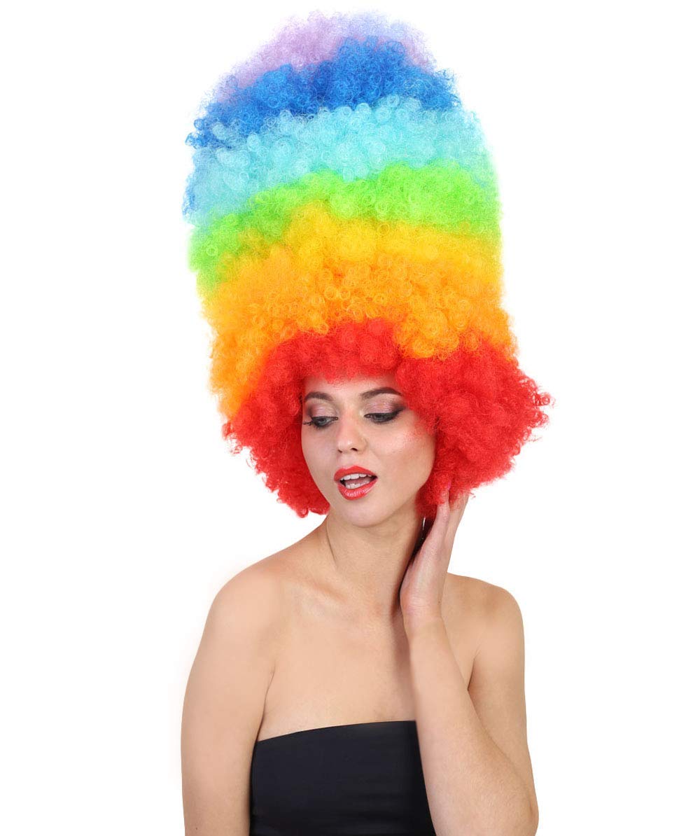 afro wigs rainbow