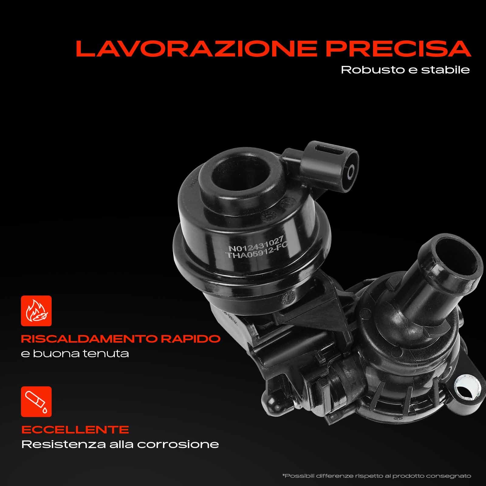 Frankberg Refrigerante del Termostato Diesel Compatibile con T.o.u.a.r.e.g 7P5 7P6 3.0L Q5 8RB 3.0L A6 Avant 4G5 4GD 3.0L A6 Allroad 4GH 4GJ 3.0L A4 Allroad 8KH 3.0L Replace# 059121737R