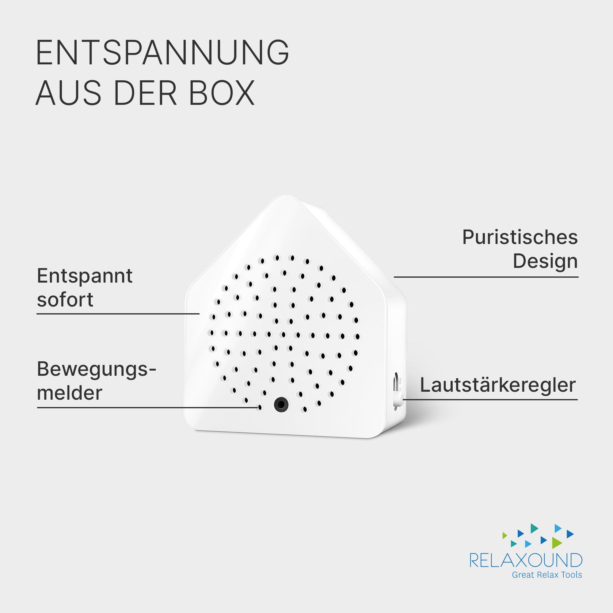 RELAXOUND ORIGINAL Zirpybox (Weiß, ZB)
