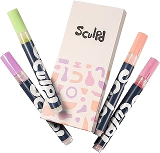 Sculpd Acrylic Paint Pens Set, Premium Fine Tips for Painting Pottery, W...