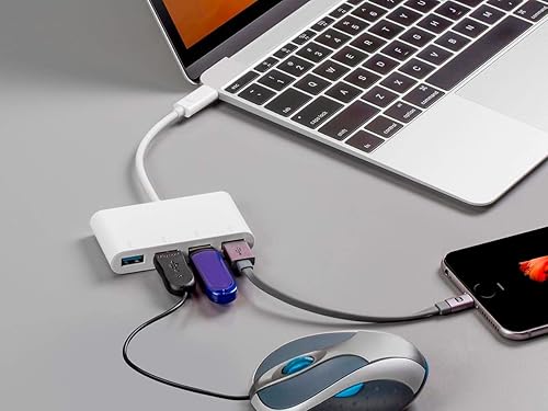 Miniatura 5 de Monoprice Adaptador multipuerto USB-C VGA - USB 3.0, resoluciones de hasta 1080p @ 60 Hz, blanco - Select Series