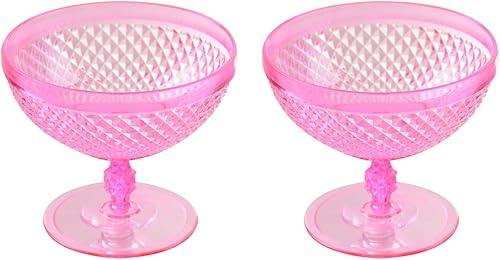 Miniatura 5 de GRUPO MIRANDINHA 2 Cuenco de helado de Boston acrílico Tazón de postre Taza de helado Taza de postre 8.5 fl oz 8.5 fl oz (verde)