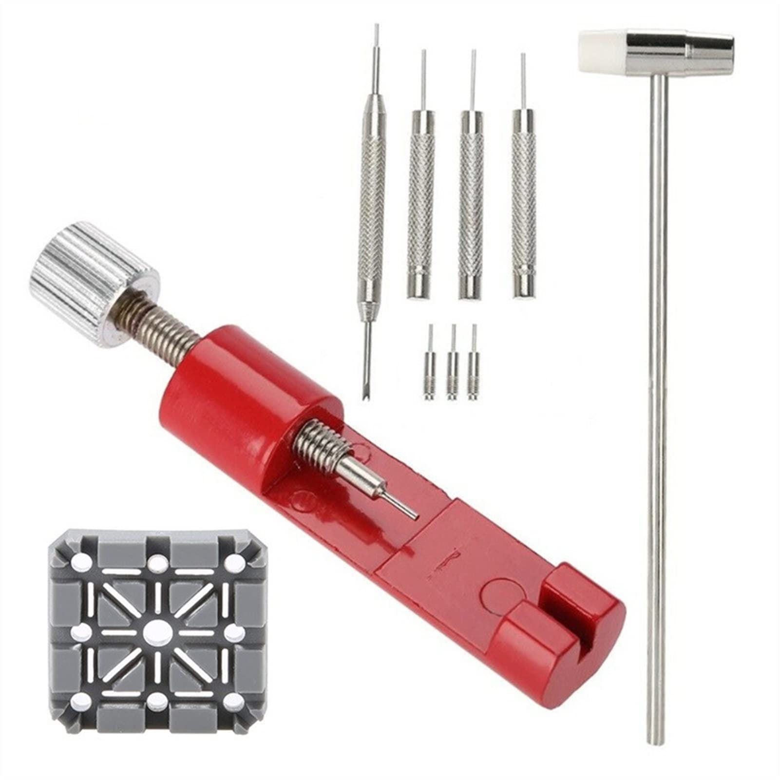 Ensemble d'outils de réparation de Montres 10 pièces/Ensemble， kit d'outils de réglage de goupille de chaîne de Bracelet ...，Set