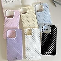 Vista 6 de Funda compatible con iPhone 11 con bonito diseño estético de lunares a la moda, fundas simples para TPU suave, funda de protección delgada