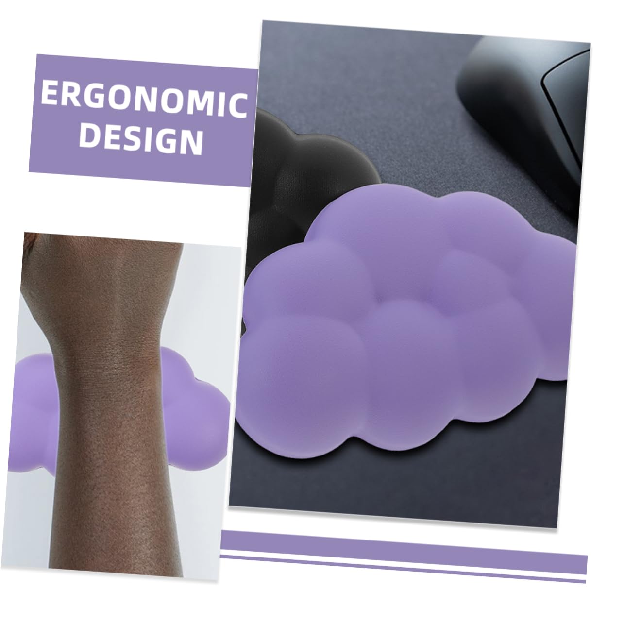 10pièces Repose-poignet Pour Clavier Mousse Ergonomique Tapis De Confortable Pour Bureau Et Gaming Adapté à Les Claviers