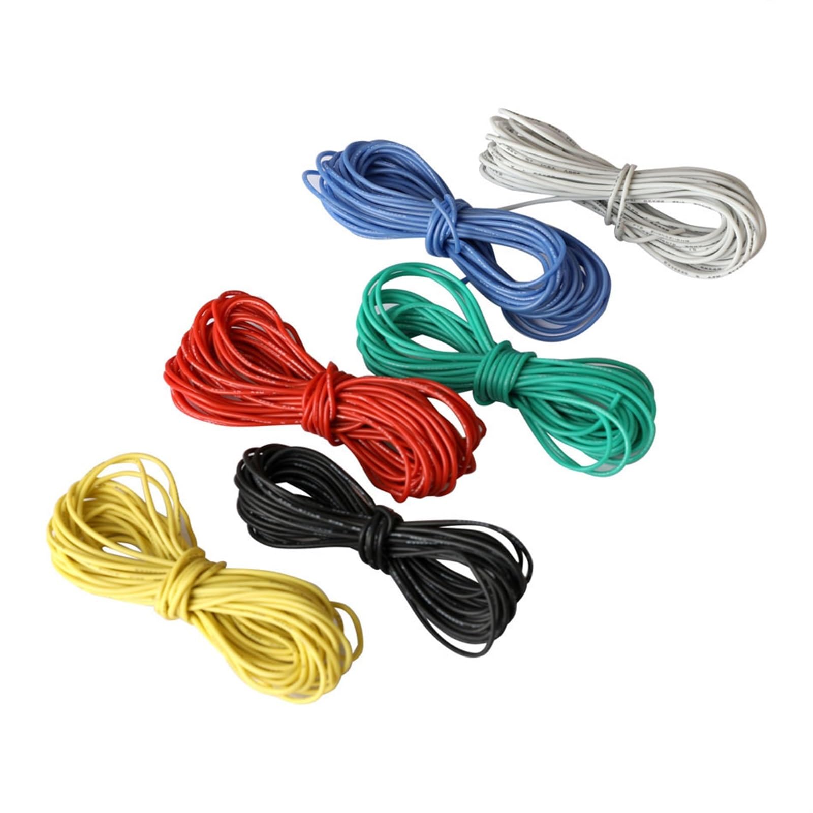 Cable Flexible 18AWG Application DIY Electric Cable, UL1007 PVC Stranded Tinned Copper Wire, Flexible 34 Gauge 300V General Extension Connector (Color : Green, Size : 5meter)