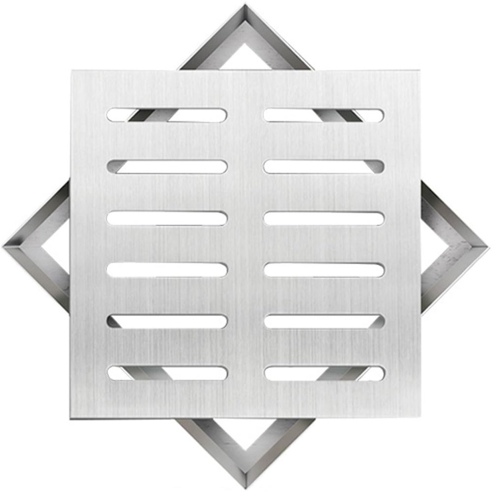 Couvercle d'évacuation invisible pour sublimer le drainage de votre terrasse de jardin