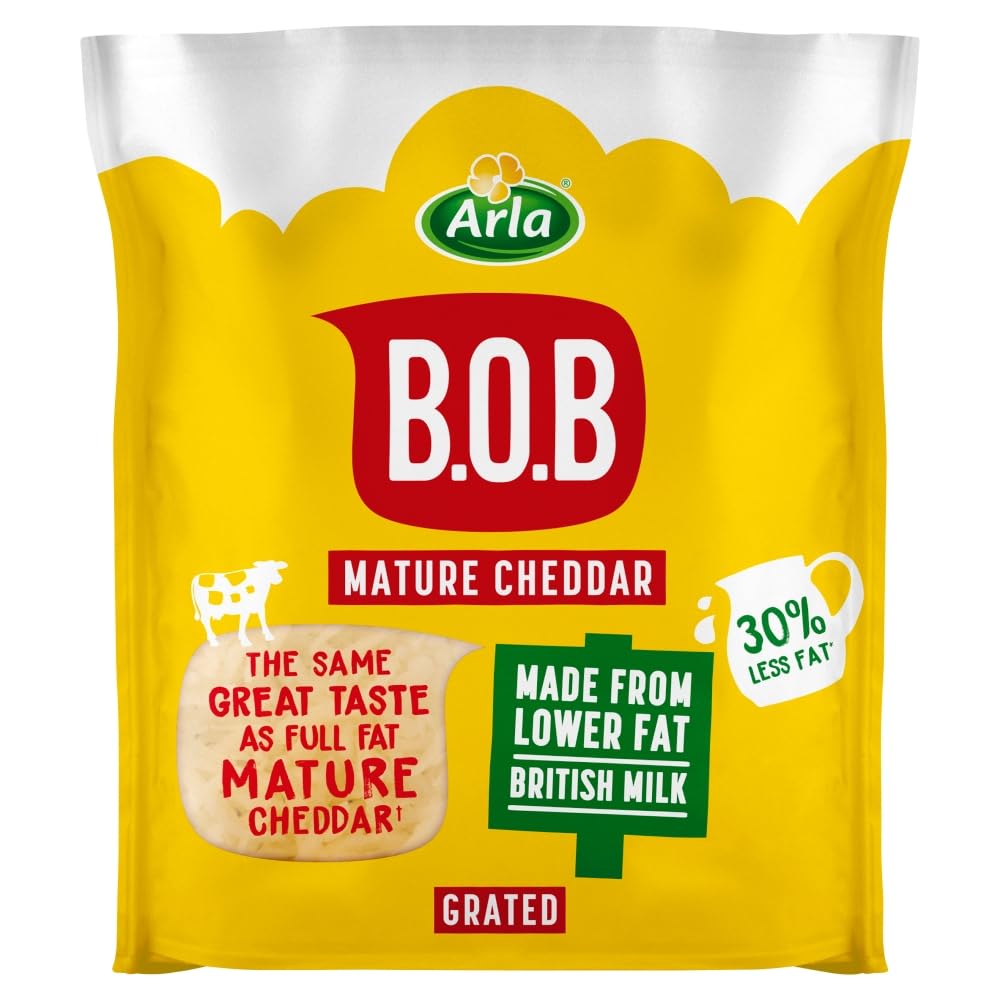 Arla Bob Grated Mature Cheddar Cheese 180 g
