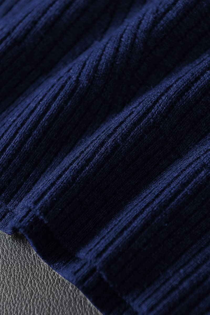 ZHILI Fs Pull en tricot sans manches à col en V pour homme Uni Coupe ample, Classique Tricots Débardeur