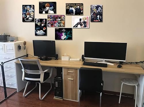 Miniatura 2 de ePanda Póster de la muerte de anime de la muerte, póster clásico de Misa Yagami para dormitorio, sala de estar, kit de collage de pared, imágenes de