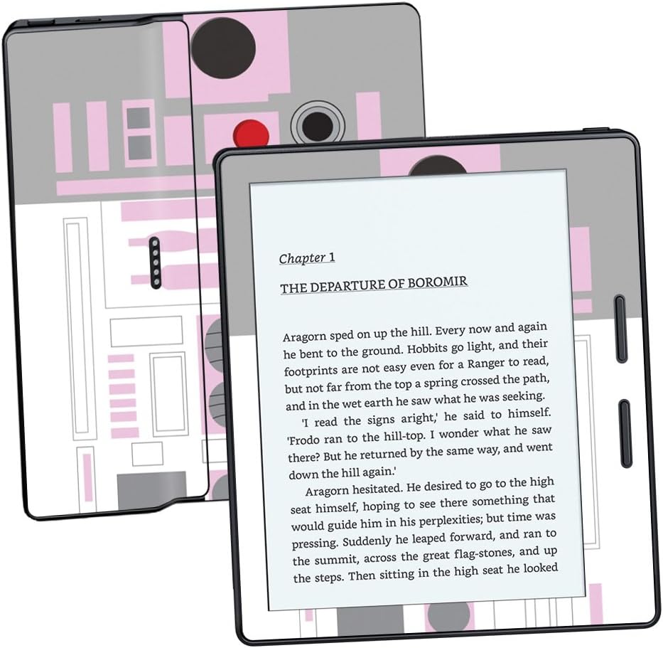 MightySkins Skin Compatible with Amazon Kindle Oasis 6" (8th Gen) - Pink Cyber Bot | Protective, Durable, and Unique Vinyl Decal wrap Cover | Easy to Apply, Remove | Made in The USA