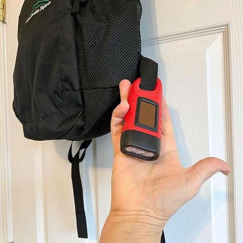 Miniatura 7 de Evelots Linternas solares de manivela (paquete de 4) linterna recargable de supervivencia de emergencia para campamento, coche, fácil de 3 luces LED