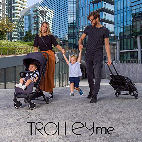 Chicco Trolley Me Leichter Kinderwagen ab Geburt bis 15 kg, Liege- und Klappbuggy mit Trolleyfunktion, Kompakt, Regenschutz und Ausziehbares Sonnenverdeck
