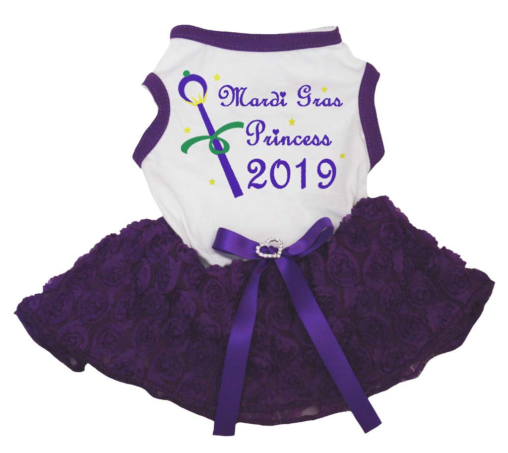 Tutu chiot violet en coton Petitebella pour éviter les déguisements irritants