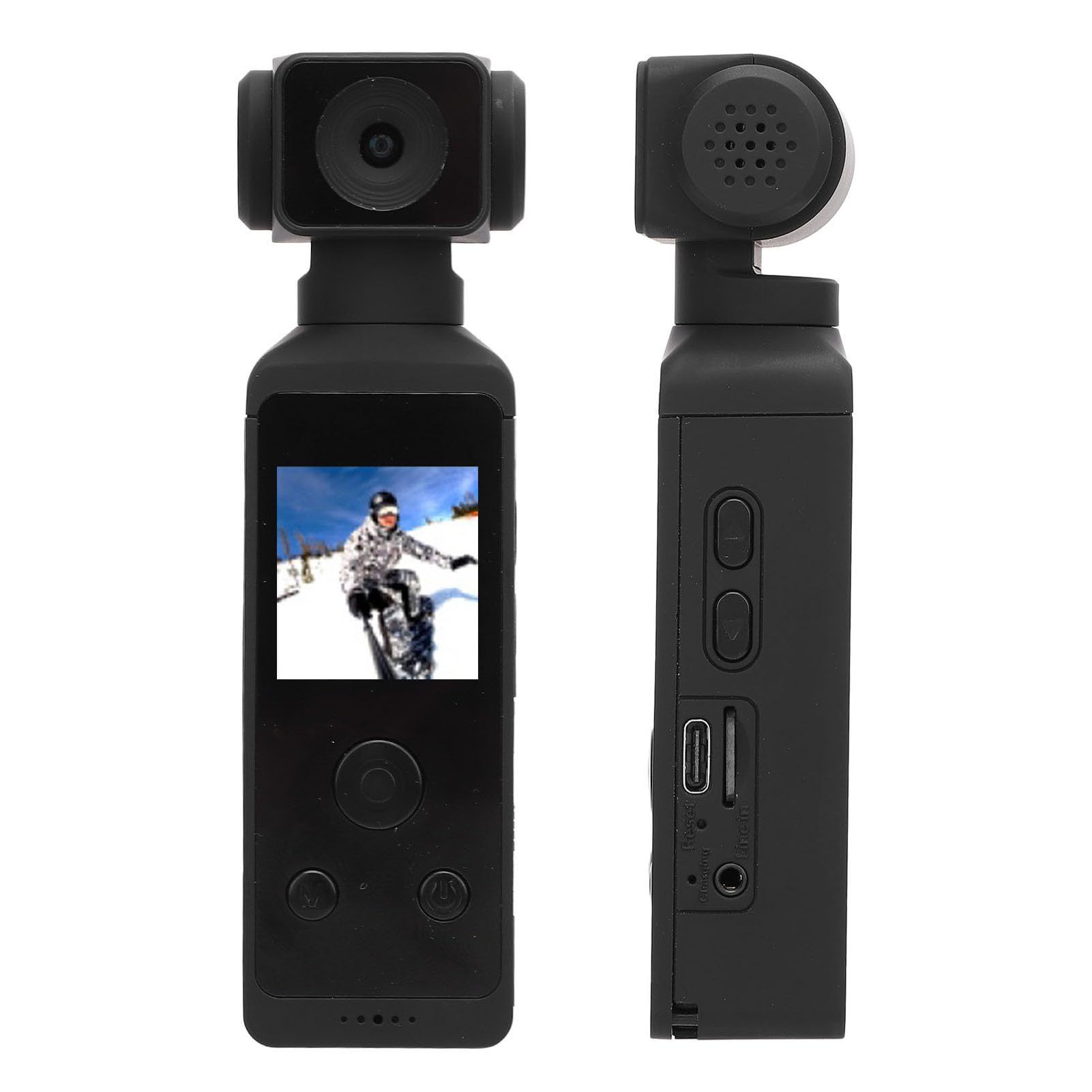 Caméra Sport 5K Bewinner - Écran 1,33" - WiFi - Rotative 270° - Étanche 30 M - Pour Vlog Et Action