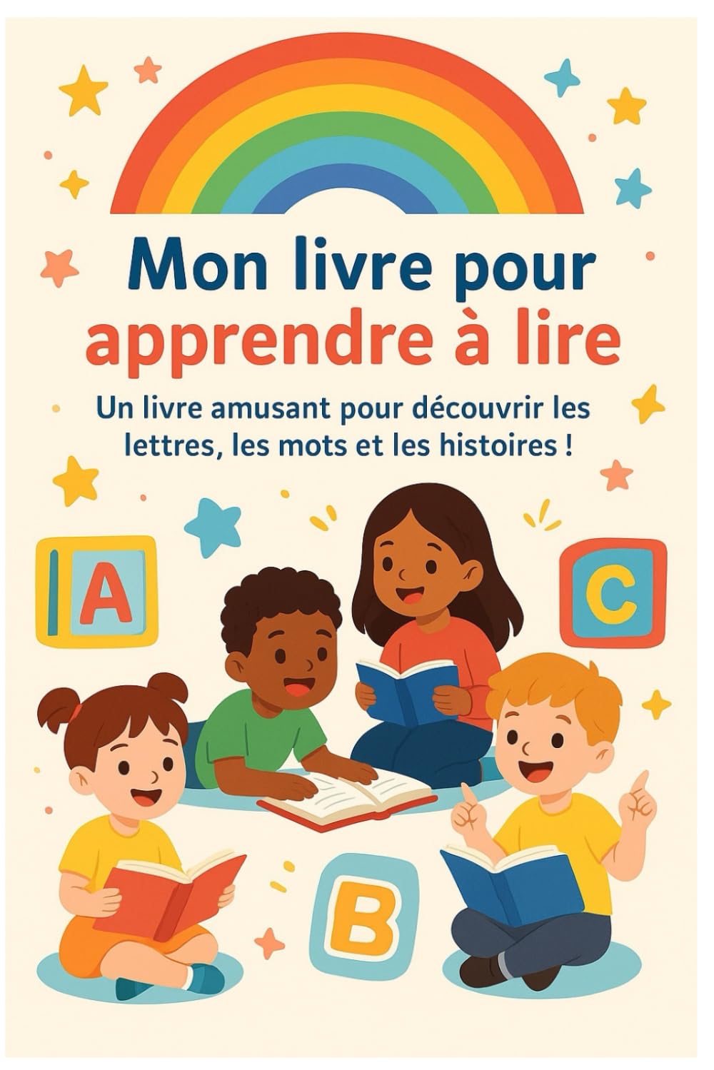 Mon livre pour apprendre à lire – Niveau Débutant (3 à 6 ans): Livre d’apprentissage de la lecture pour enfants