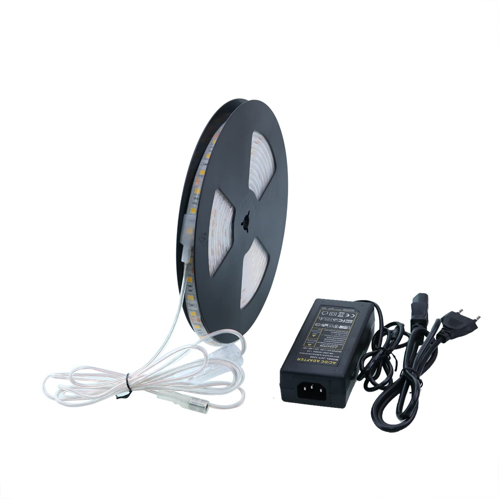 Wodoodporny silikonowy pasek świetlny LED IP68 12V (ciepła biel, 5)