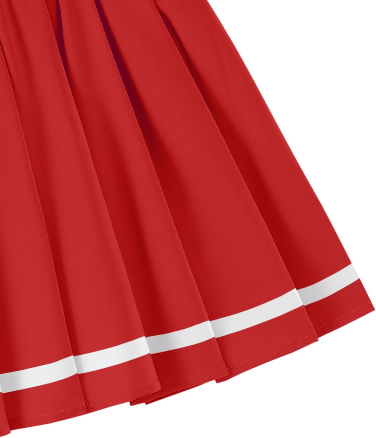 Little Girls Pleated Skirt Cute Preppy Elastic Waist Mini Uniform Skirts - Image 3