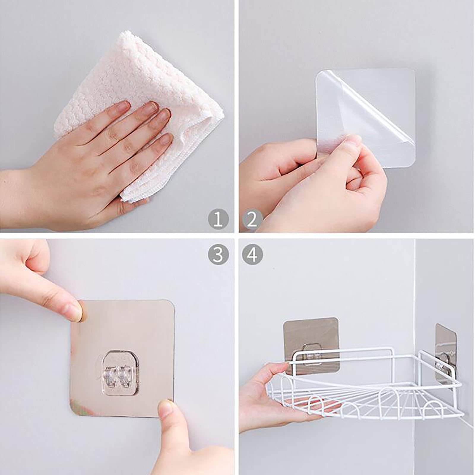exquisitos estantes de baño Estante de Ducha baño Esquina Organizador de Ducha Estante de Almacenamiento sin perforación Estante doméstico para baño y Cocina/Negro