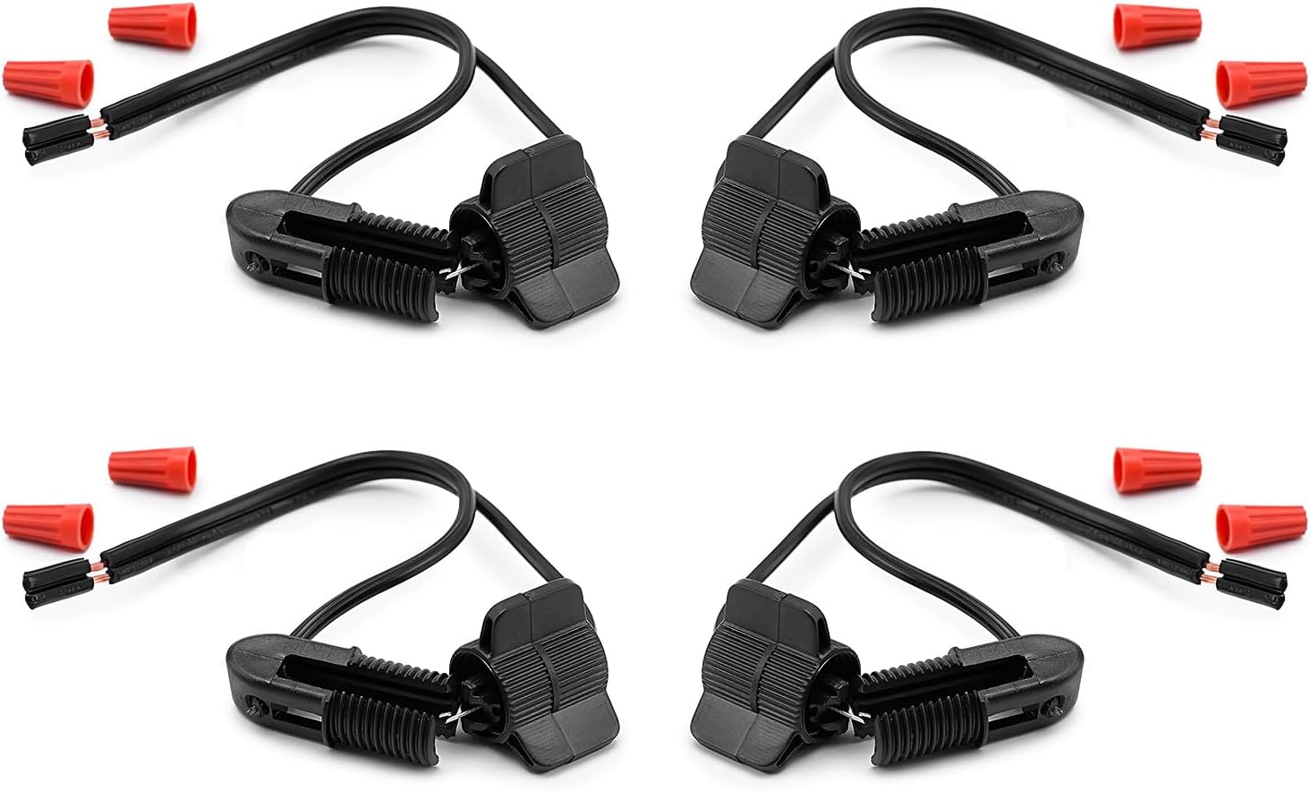 Low Voltage Fast Lock Connectors Landscape Cable Electrical Wire Twist Connectors of 2 Set Wide Application for Outdoor Landscape Lighting 8101-4802-02