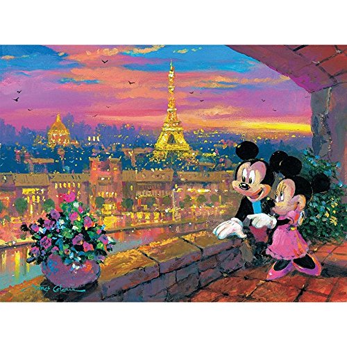 Ceaco James Coleman Disney Fine Art Paris Sunset Jigsaw Puzzle, 1000 Piece Multi-colored, 5