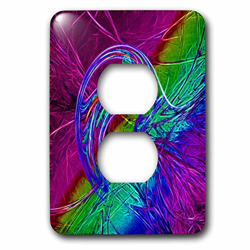 Fibre colorée éclaircissement bug abstrait digital art cache prise double