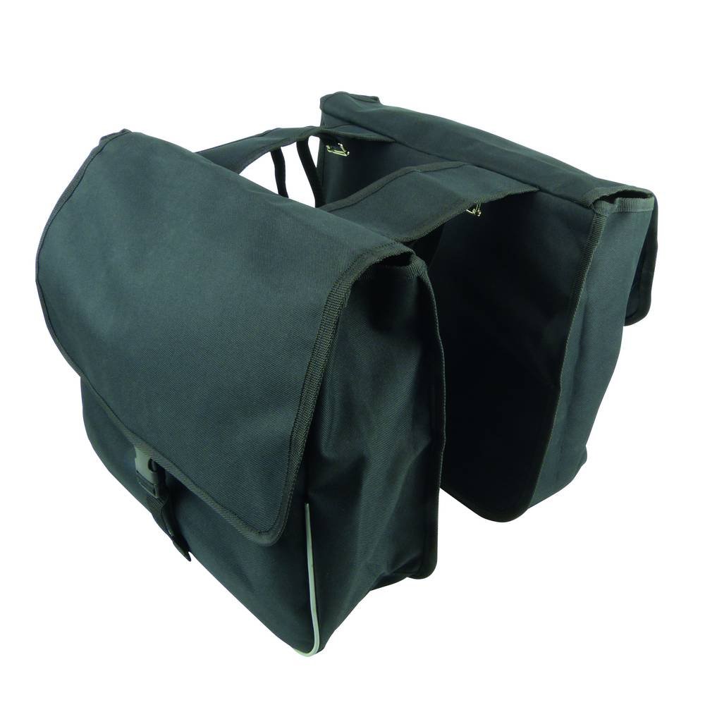 Dresco Dubbele Fietstas Basic Shopper 26 Liter, Grün