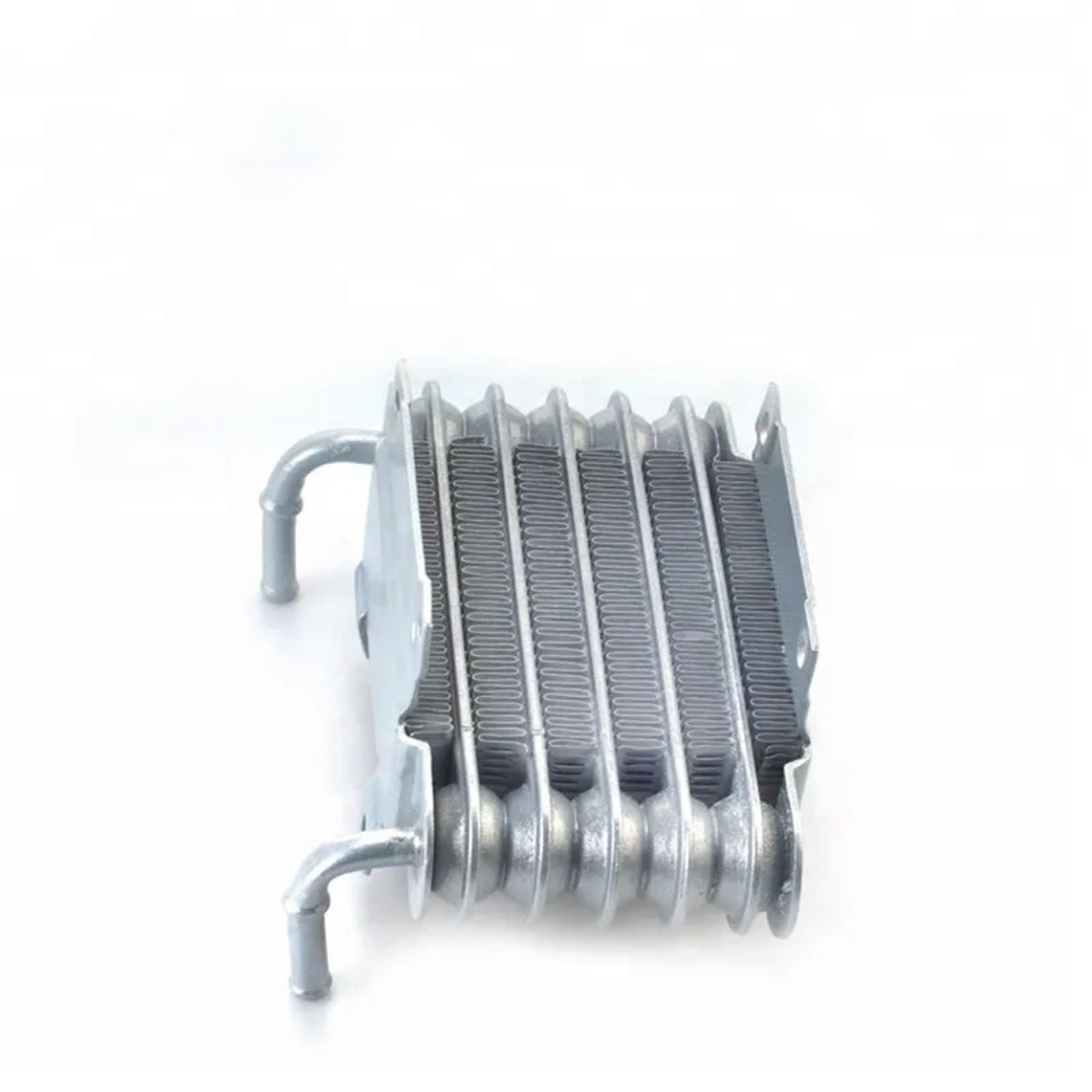ręczny przetwornik chłodnicy Uniwersalna aluminiowa chłodnica oleju napędowego do motocykli wyścigowych, silników Diesla i małych silników benzynowych, 8 mm, srebrna SO-01 Obudowa chłodnicy oleju