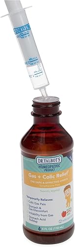 Miniatura 6 de Dr. Talbot's Medicamento líquido para aliviar gases y cólicos, de inspiración natural, para bebés, incluye jeringa, sabor a jugo de manzana, 4 onzas