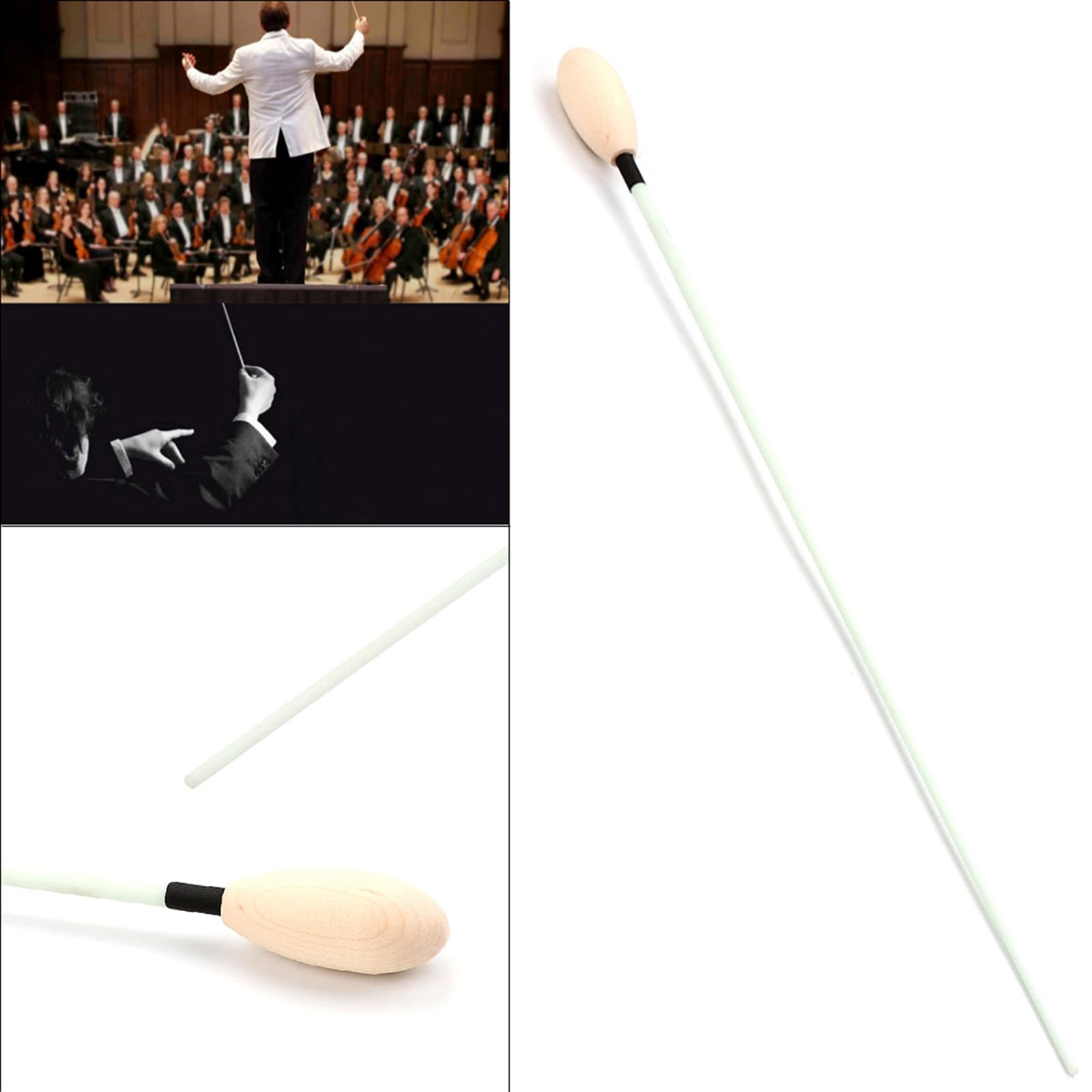 Wood Handle Orchestras Music Conduct Batons Music Conductor Batons Symphonies Leader Choral Director Musical Instrument