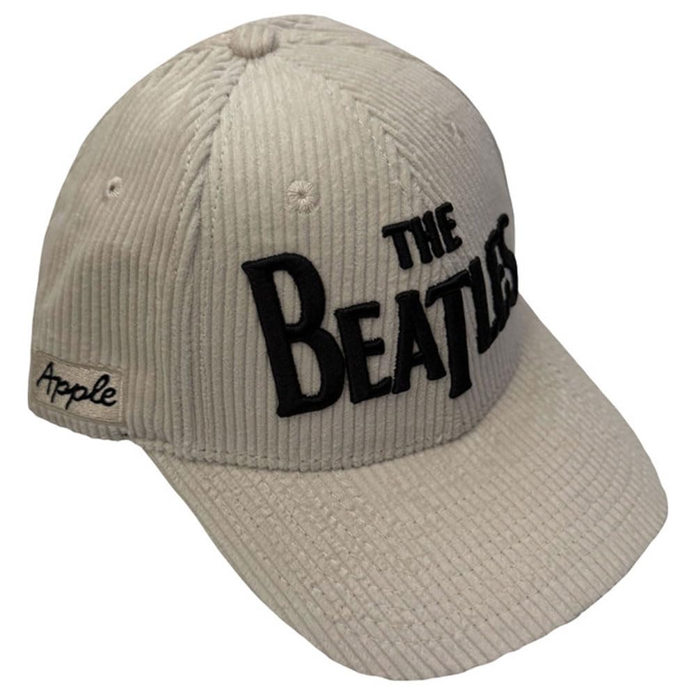 Rock Off officially licensed products The Beatles Drop T Logo and Apple Corduroy Casquette De Baseball Size One Size — B0H2MXVVN6 - Les Beatles, Paul McCartney, John Lennon, RIngo Starr, George Harrison Rock Off officially licensed products The Beatles Drop T Logo and Apple Corduroy Casquette De Baseball Size One Size — B0H2MXVVN6