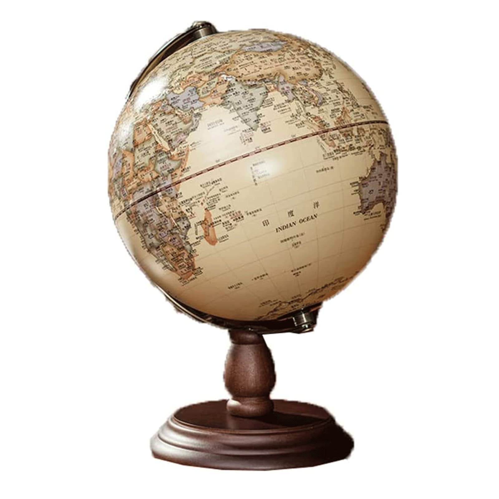 Innowacyjny globus antyczny wytłaczany globus HD z uchwytem 3D stereo globus obrotowy edukacyjne sfery geograficzne zabawa edukacja