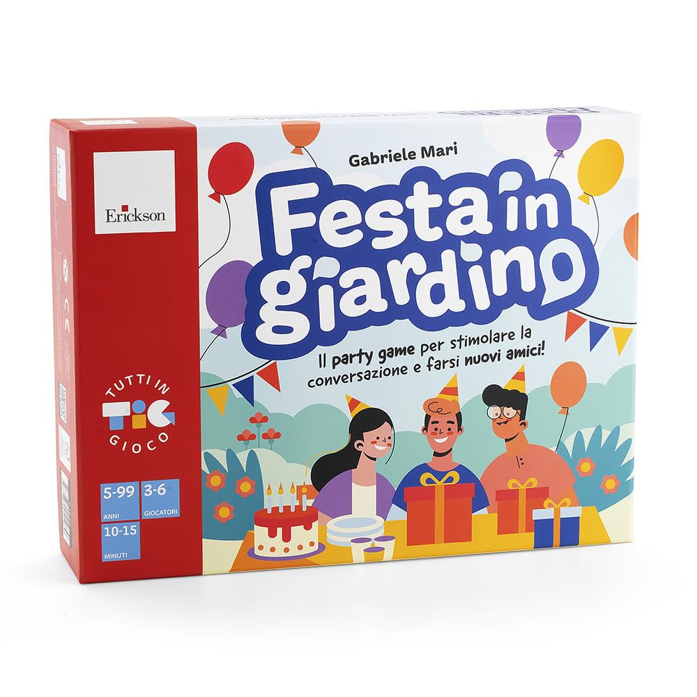 Festa In Giardino. Il Party Game Per Stimolare La Conversazione E Farsi Nuovi Amici! Con Regolamento - 4