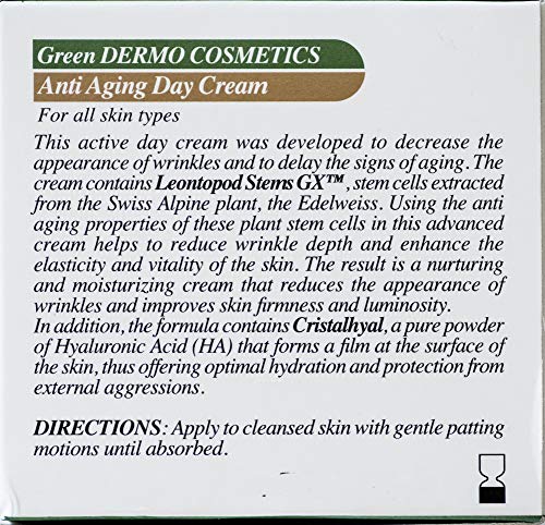 Absolute Organic Green Dermo Cosmetics Anti Aging Day Cream