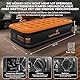 Luxchoice Luftbett Luftmatratze Selbstaufblasend 1 Person mit Integrierter Elektrischer Pumpe Premium Gästebett Aufblasbare Matratze für Camping oder Heimgebrauch