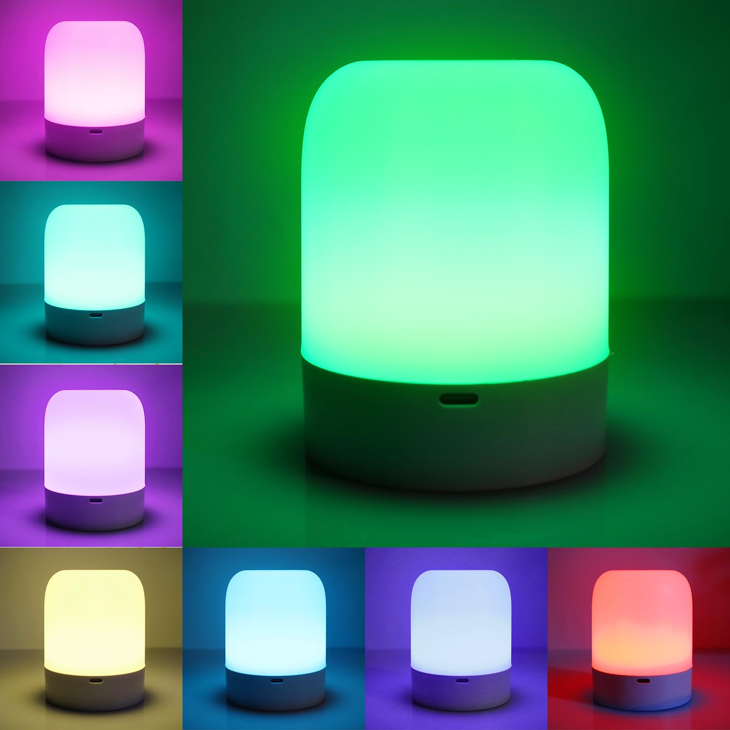 XOIDMIVCN Night Light for Baby Nursery 13 Colors Bedside Touch Sensor Night Lamps for Kids Breastfeeding and Sleep — view 9