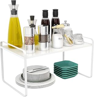 Cabinet Organizer Shelf Expandable Countertop Shelf  Kitchen Organizer Desk Shel - Compare price