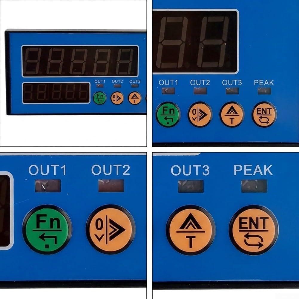 Wiegeanzeiger 96x48mm 4-Sensor Anschluss LED Display(D)