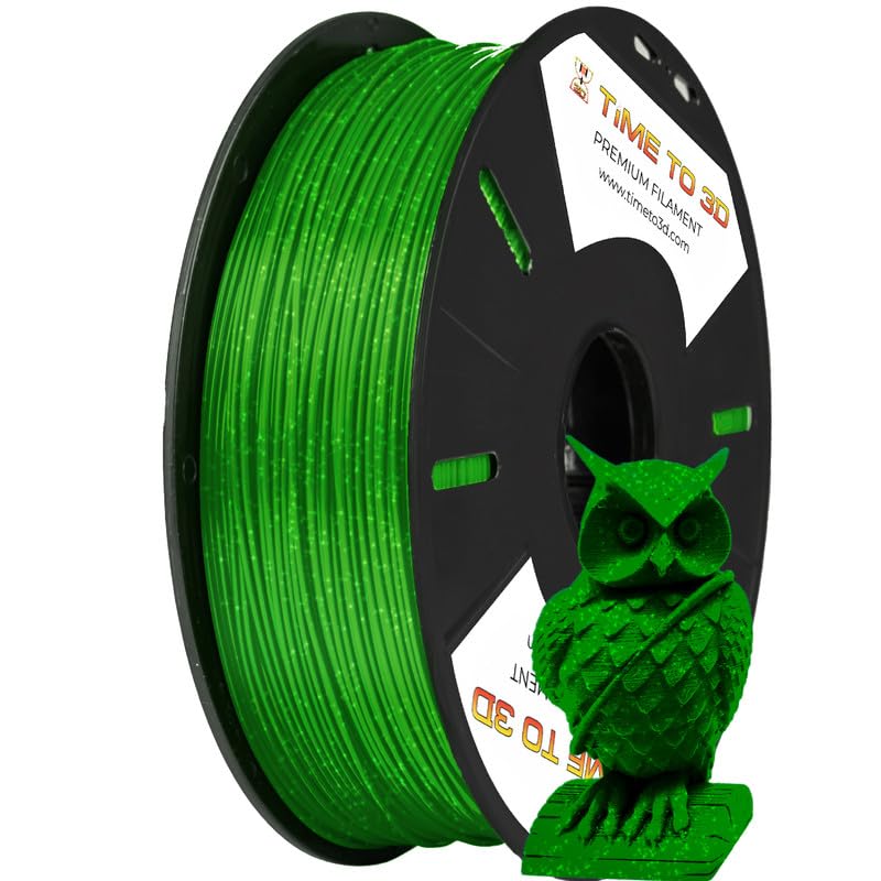 Time To 3D Glitter/Sparkle (Green) PLA+ 3D Printer Filament. 1.75mm Made in India 1kg Net Filament. Dimensional Accuracy +/- 0.03 mm (B0CJTWYNQJ) Amazon Price History, Amazon Price Tracker