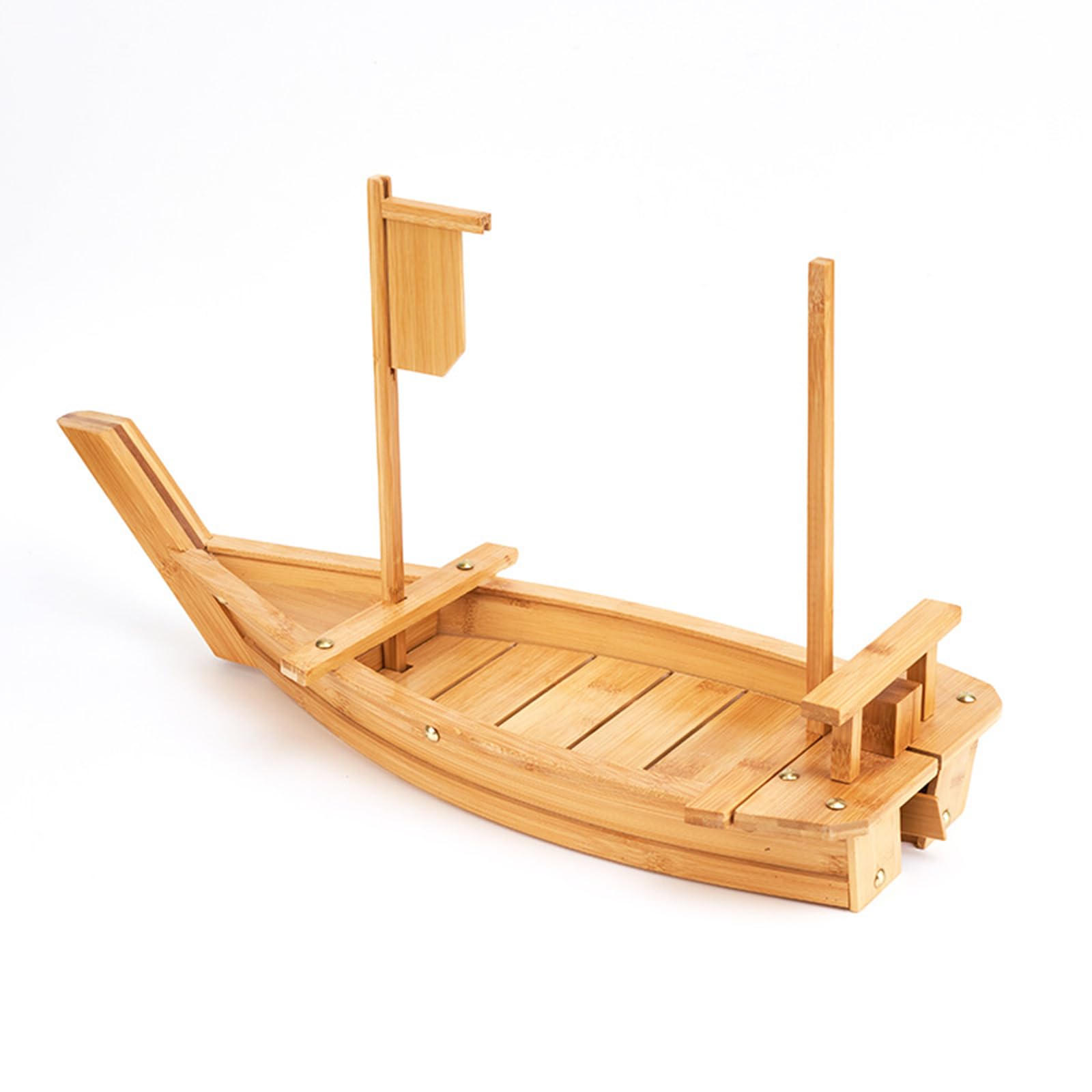 Plateau de Service en Bois pour sushis, 6 Tailles, en Bambou, pour Restaurant ou Maison, 80 cm