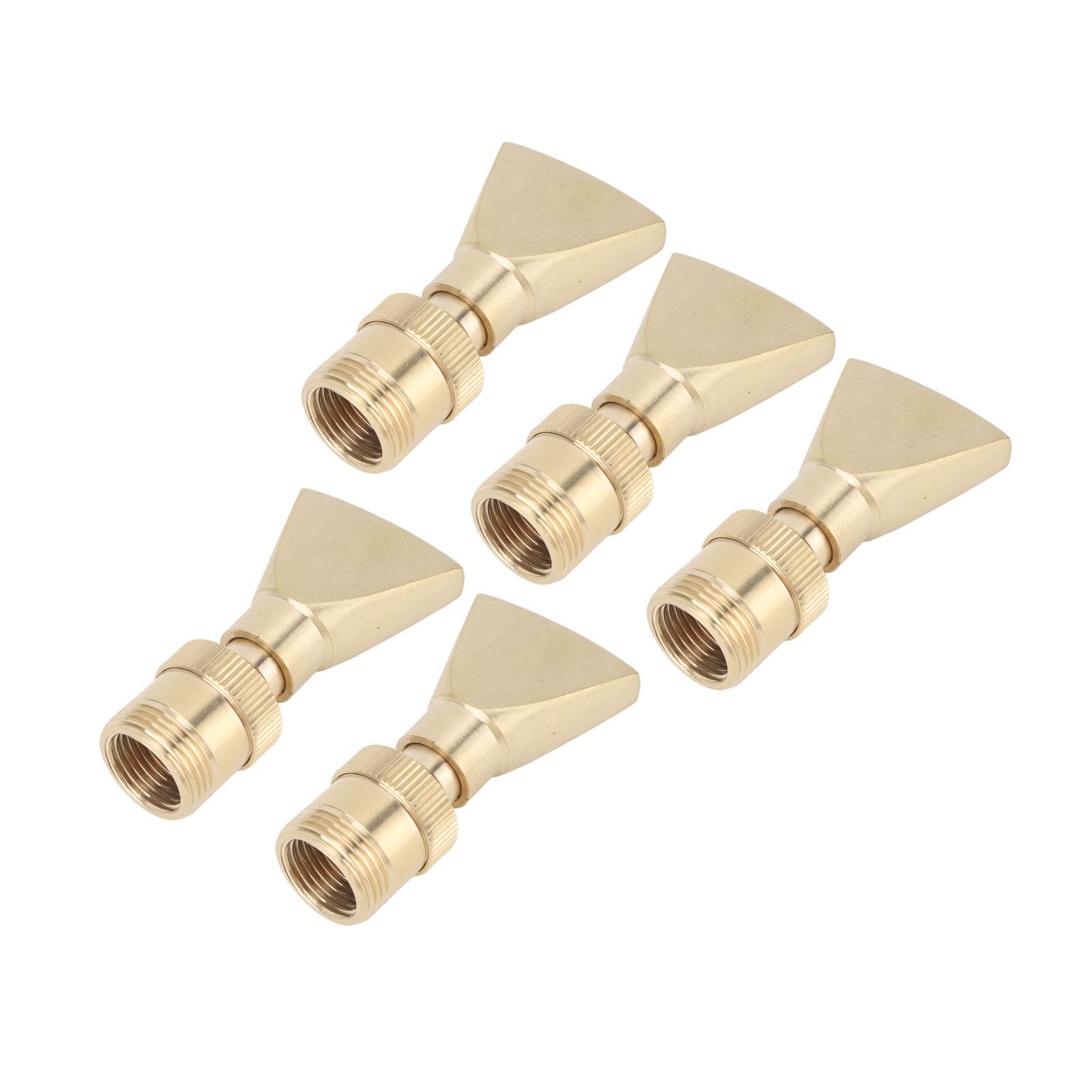 Alomejor Brass Fountain Nozzle, 88mm Fan Shaped Design