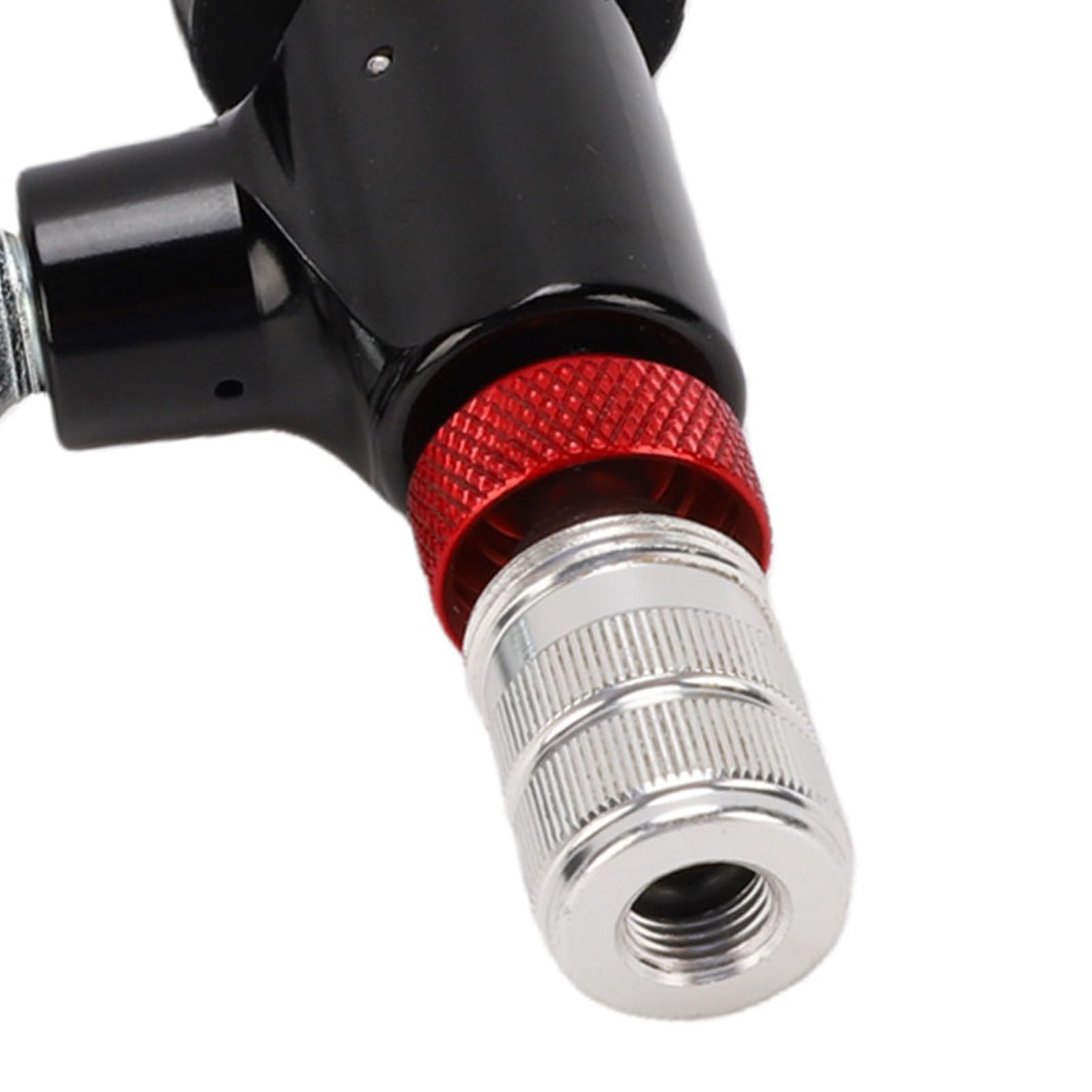Kit di Gonfiaggio CO2 con Manometro e Cartuccia, Set Gonfiaggio Pneumatici Bici a CO2, Pompa Ad Aria Portatile Pneumatici Biciclette a per Bici Strada e Mountain Bike