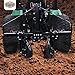 Field Tuff Disc Cultivator Garden Bedder and Hiller with 3-Point Hitch, 43-Inch Width - Heavy-Duty Steel Attachment for Category 1 Tractors, for Raised Rows, Landscaping and Soil Tilling