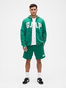 GAP Logo Heritage Hoodie Hooded Full Zip Sweatshirt