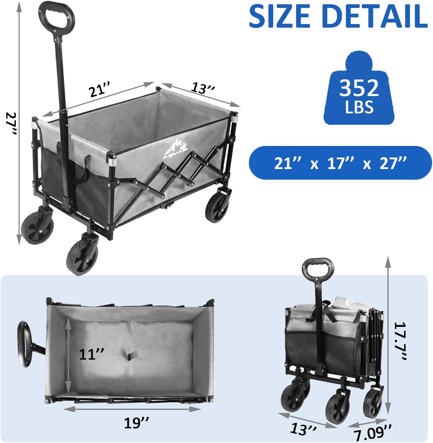 The Ultimate Collapsible Wagon: Perfect for Beach Trips and Grocery Runs!