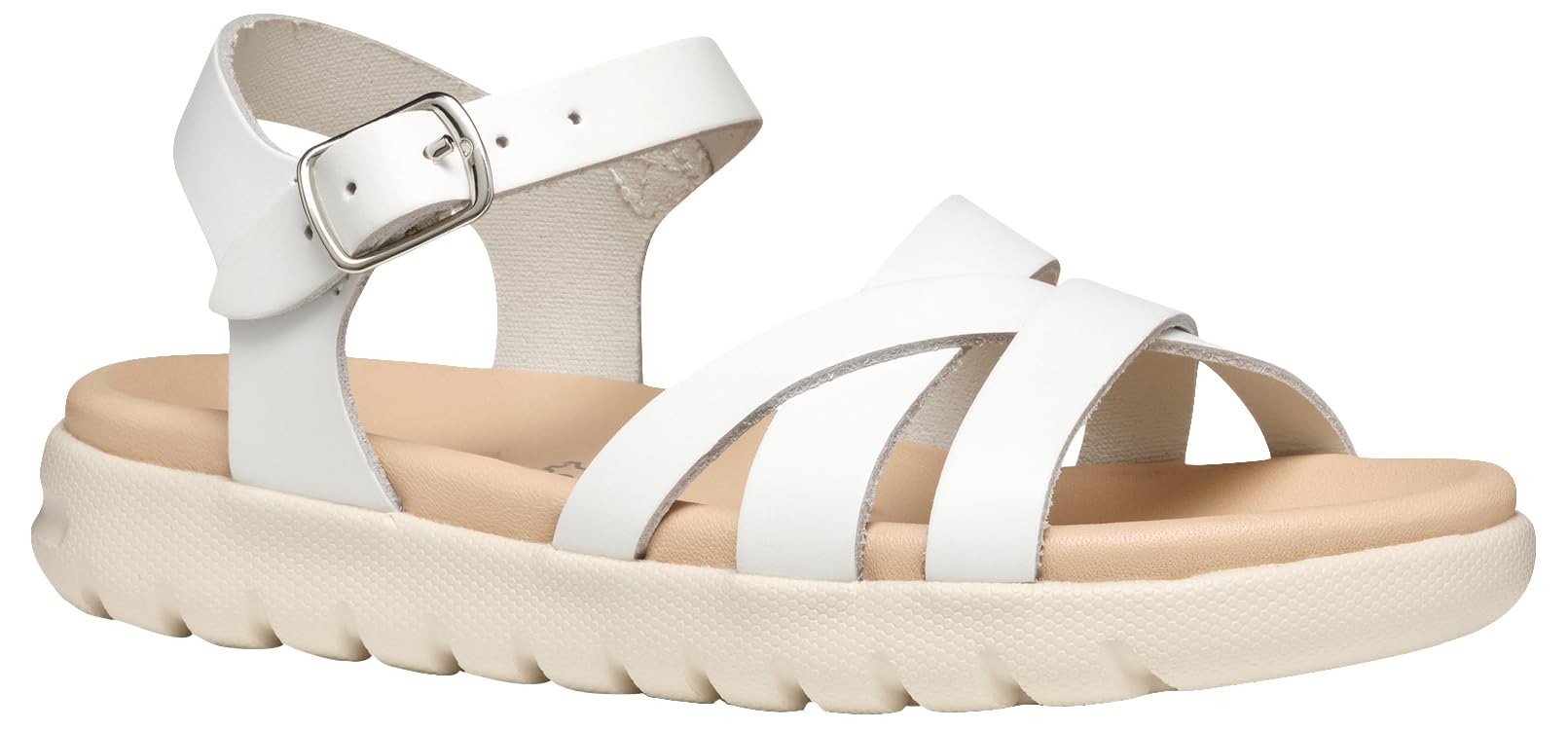 Geox J Sandal SOLEIMA Gir, White, 11 UK Child