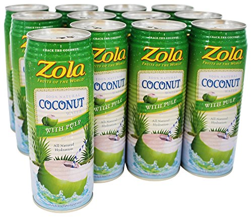 ZOLA Coconut Water Can Natural, 17.5 FZ