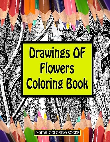 Drawings Of Flowers Coloring Book